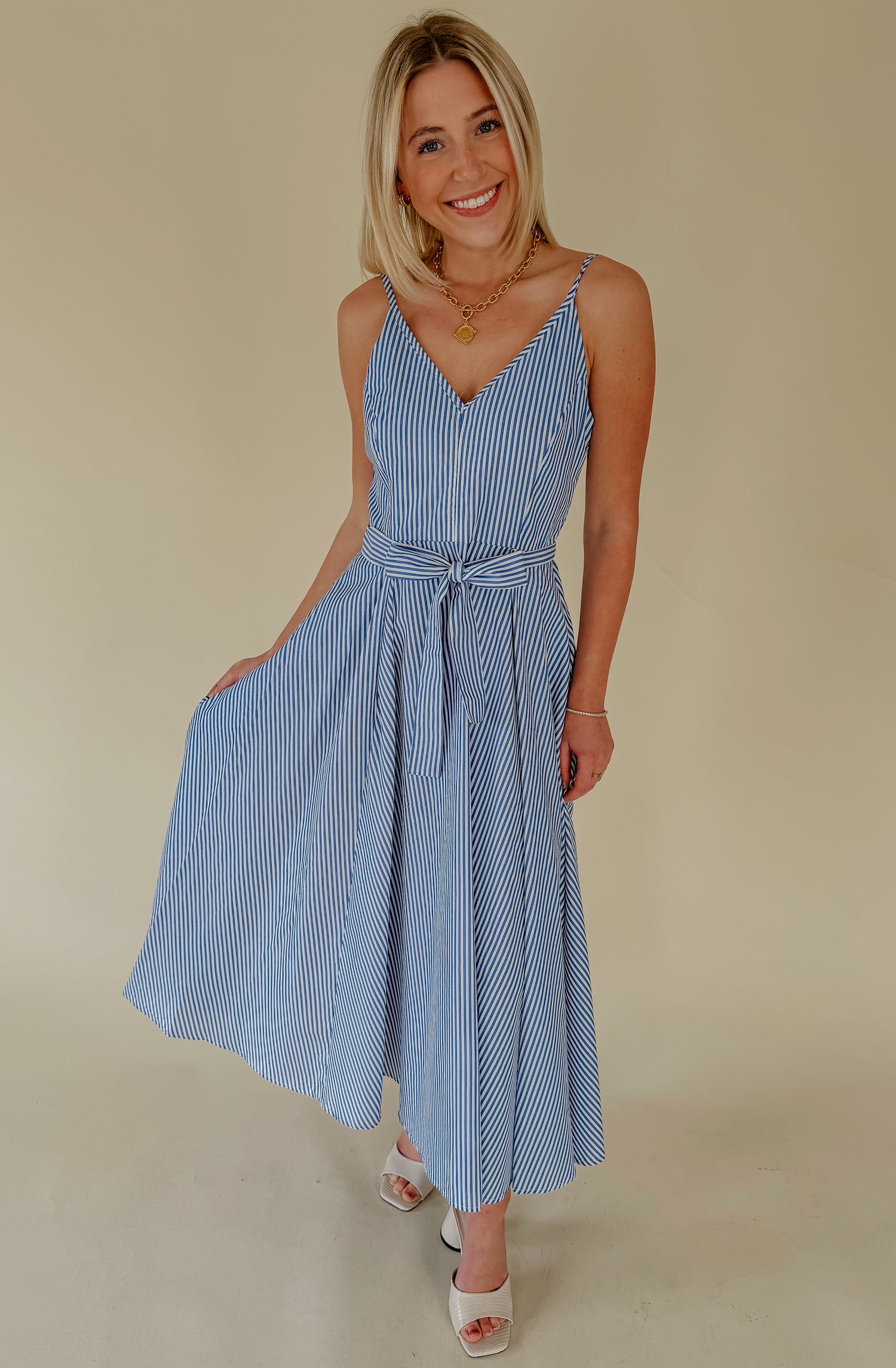 OFF THE GRID MIDI DRESS