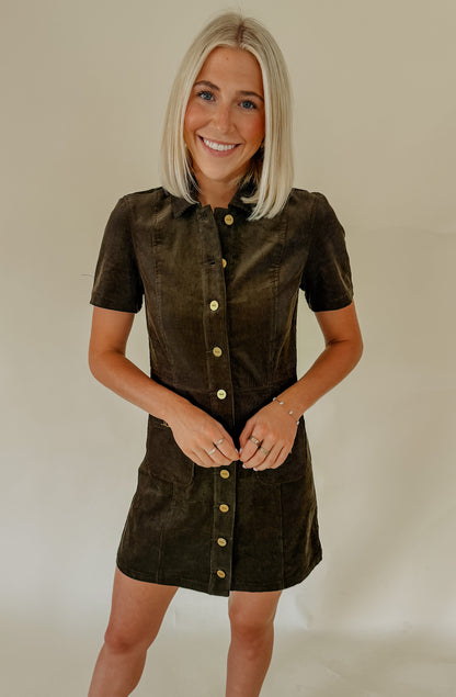 PAIGE CLEMENTINE CORDED DRESS