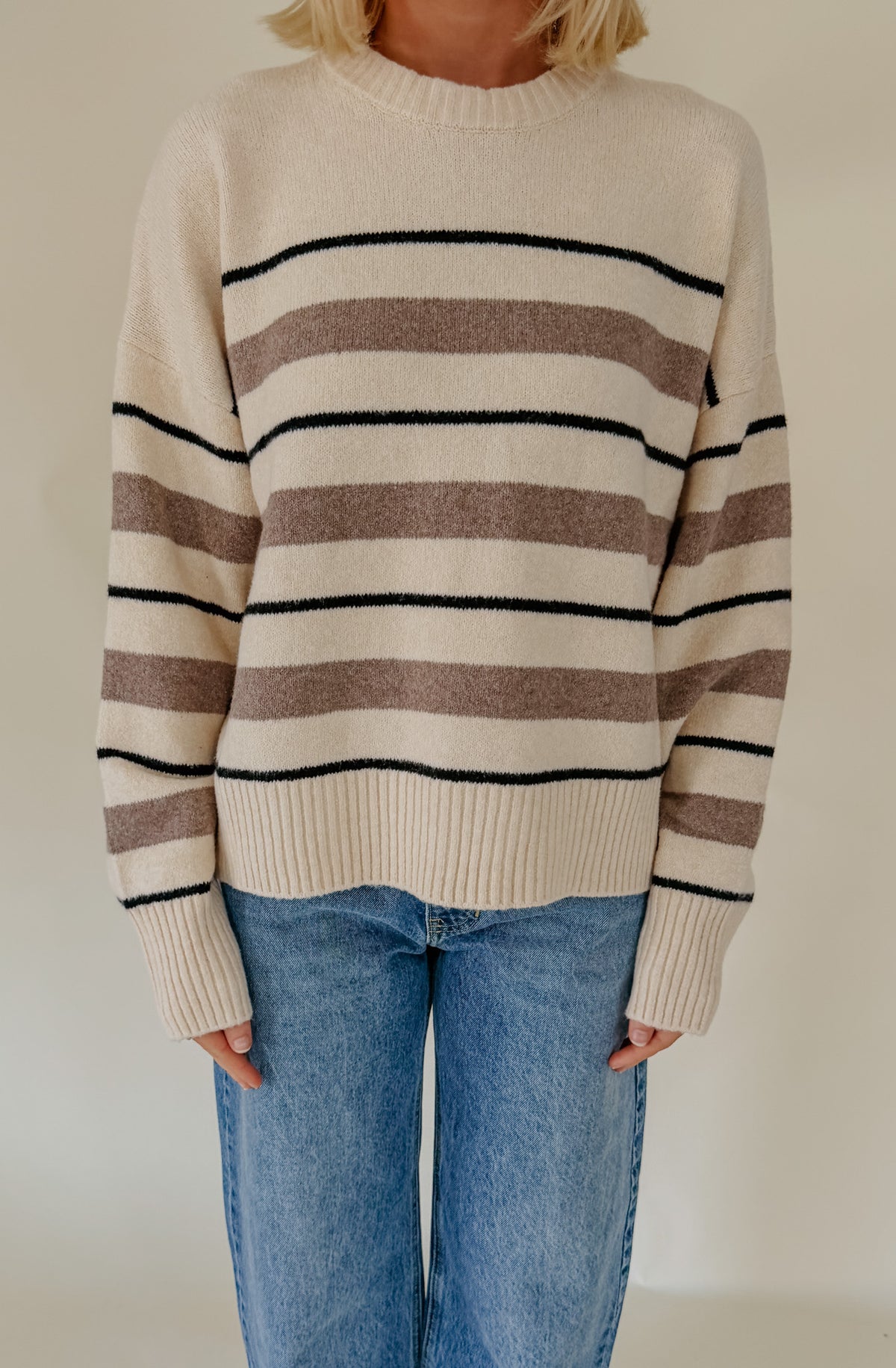 Z SUPPLY CIRRUS STRIPE SWEATER