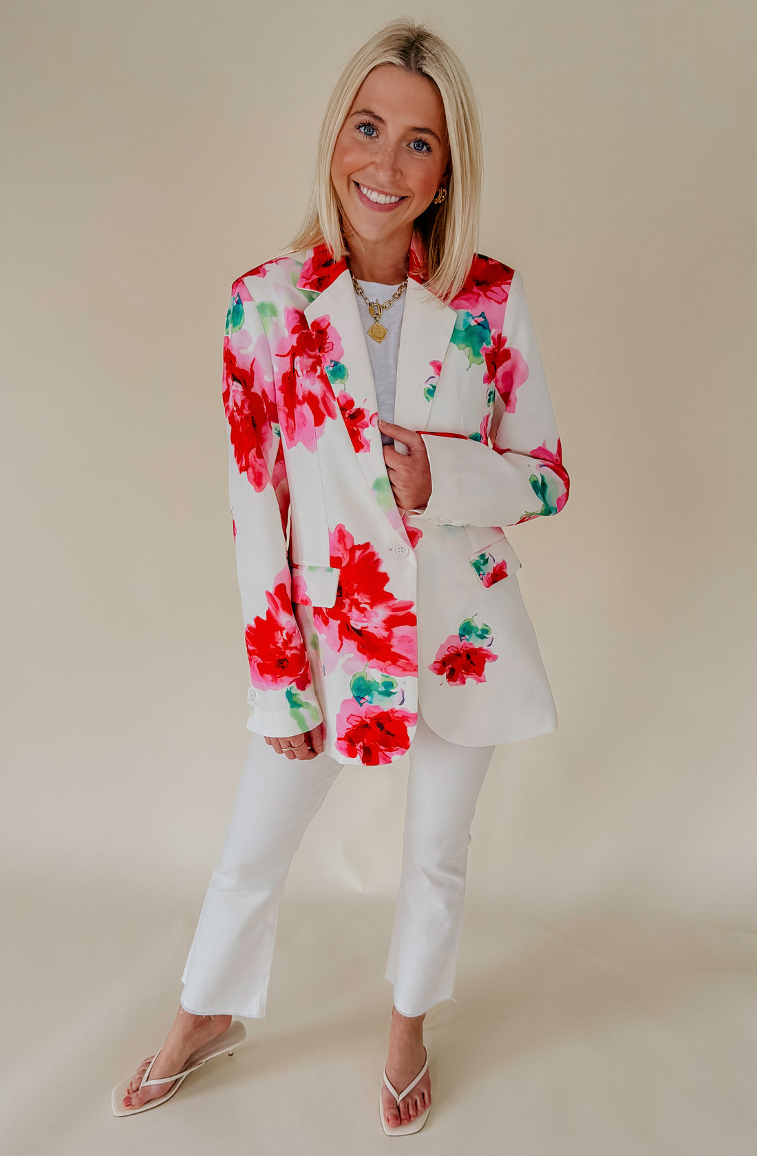 THE VIVIENNE FLORAL BLAZER