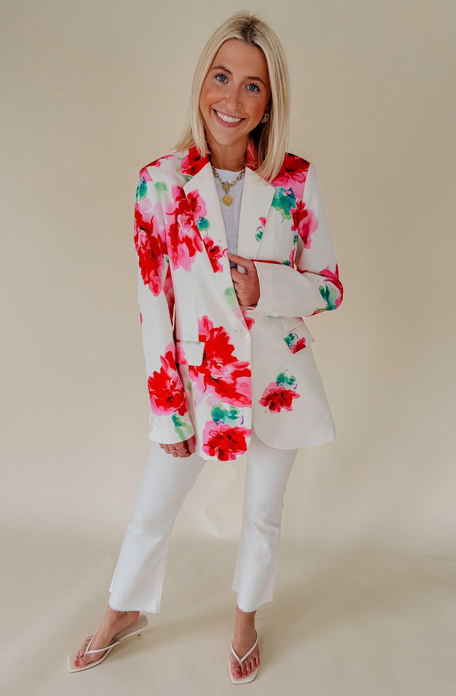 THE VIVIENNE FLORAL BLAZER