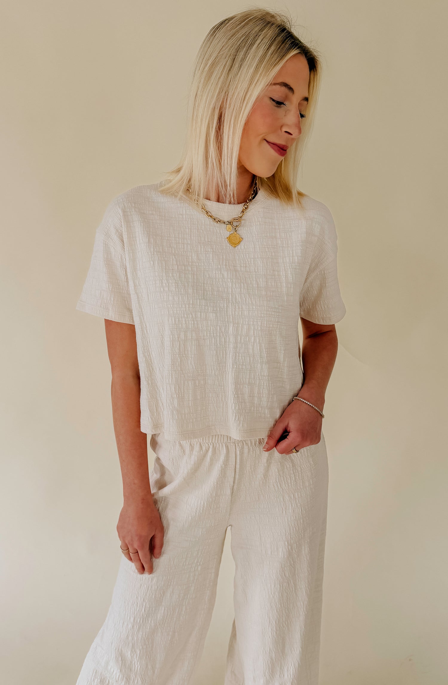 Z SUPPLY SWAY TEXTURED CROPPED TEE