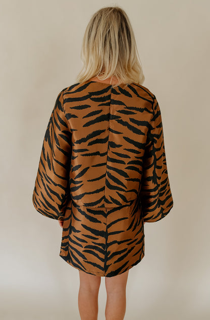ON THE WILD SIDE WIDE SLEEVE BLOUSE