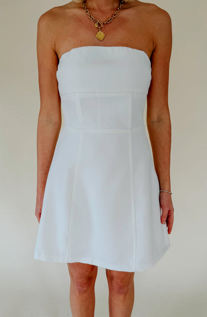 DOWN THE AISLE STRAPLESS DRESS