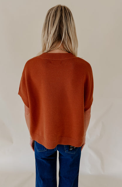 THE SEREN KNIT SWEATER TEE