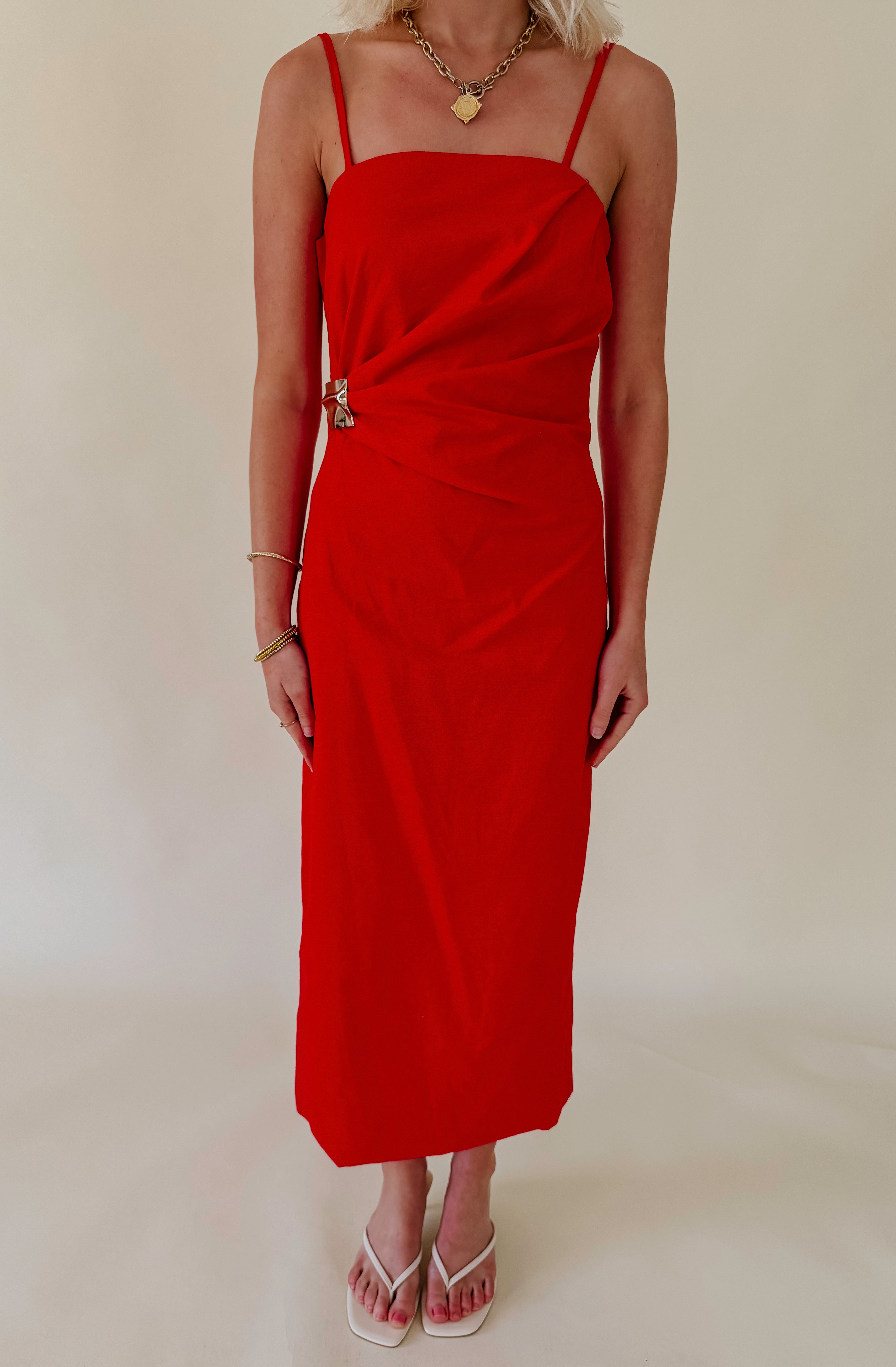 THE SIENNA MIDI DRESS