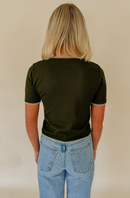 DRESS TO RIO STITCHED KNIT TEE