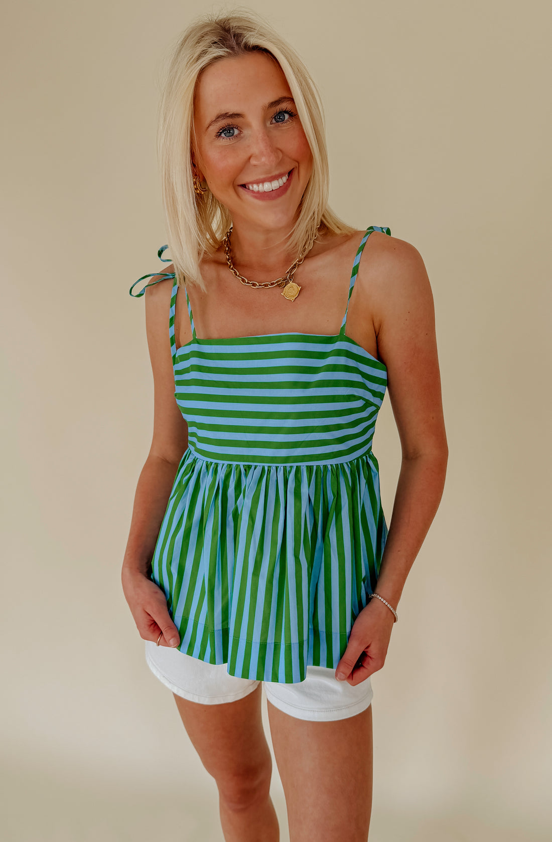 YOU KNOW IT STRIPED TANK