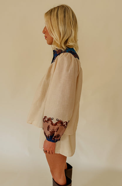 THE WESTY BUTTONED BLOUSE