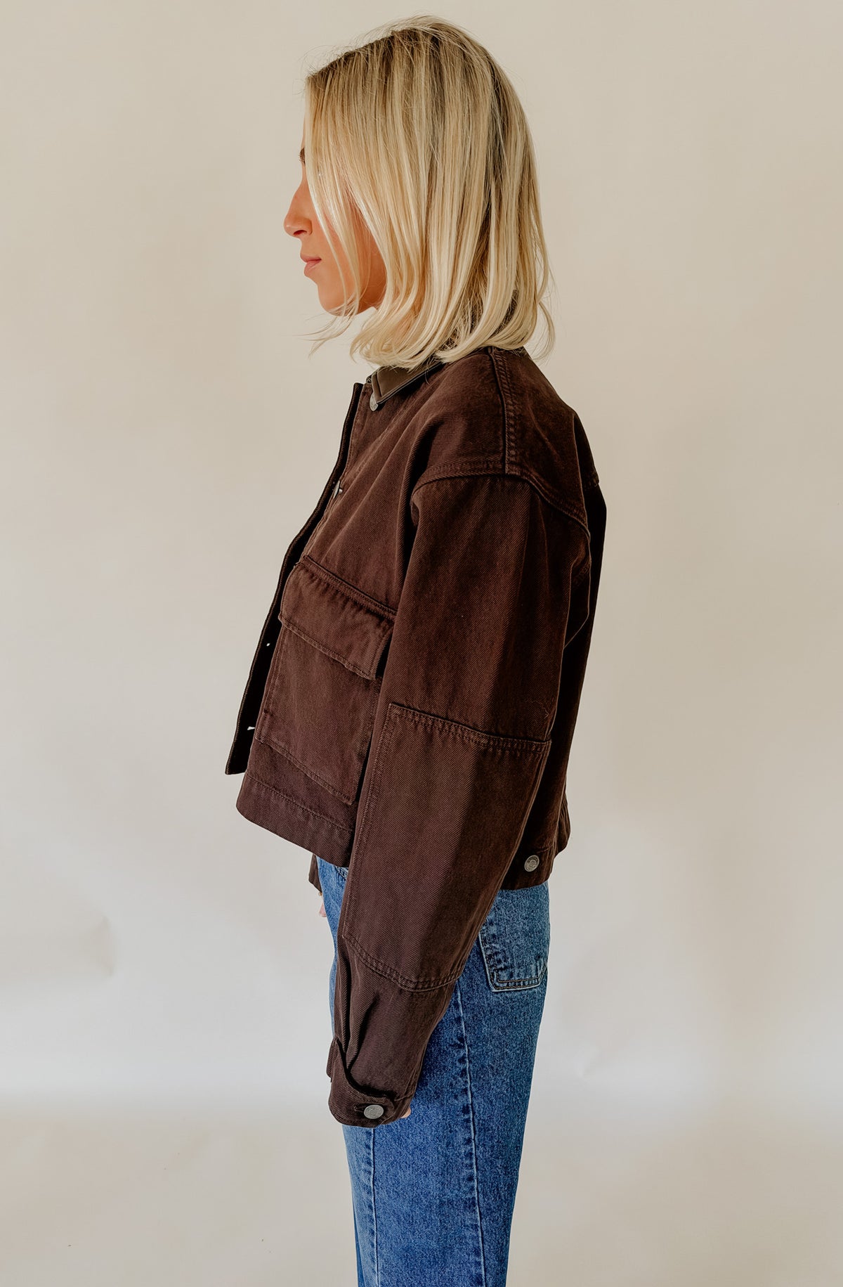 Z SUPPLY REY CROPPED CHORE JACKET