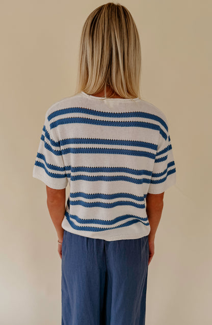 Z SUPPLY PRADO STRIPED SWEATER TEE