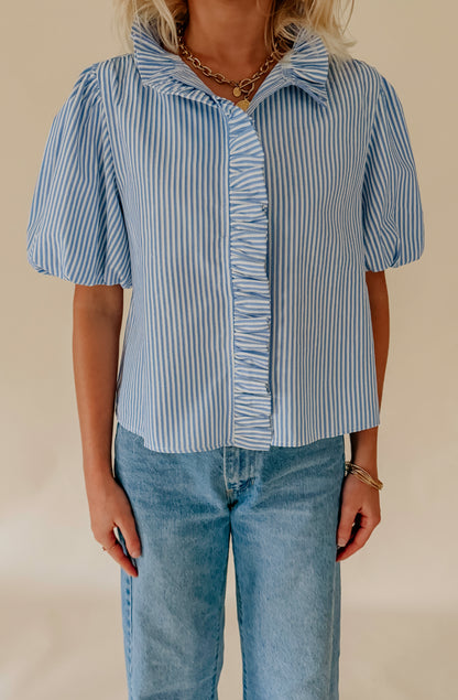 WHITE THIS WAY BLOUSE