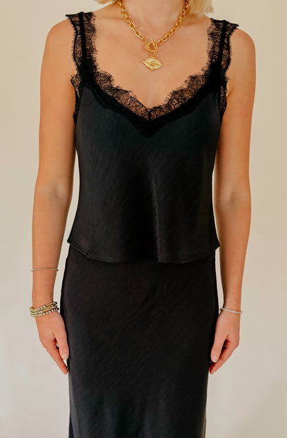 Z SUPPLY UMA LACE SATIN CAMI