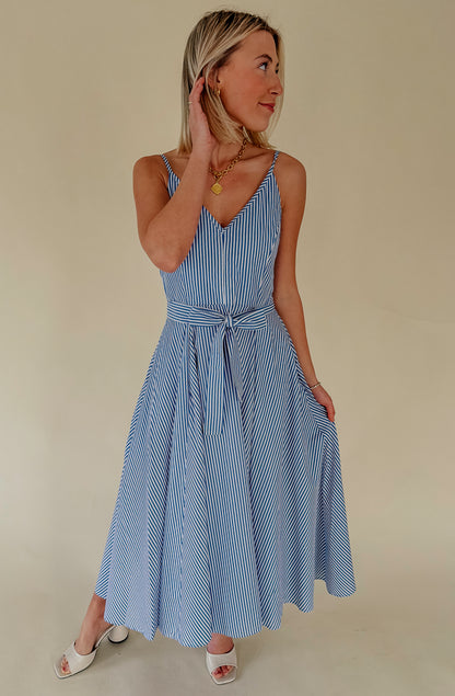 OFF THE GRID MIDI DRESS