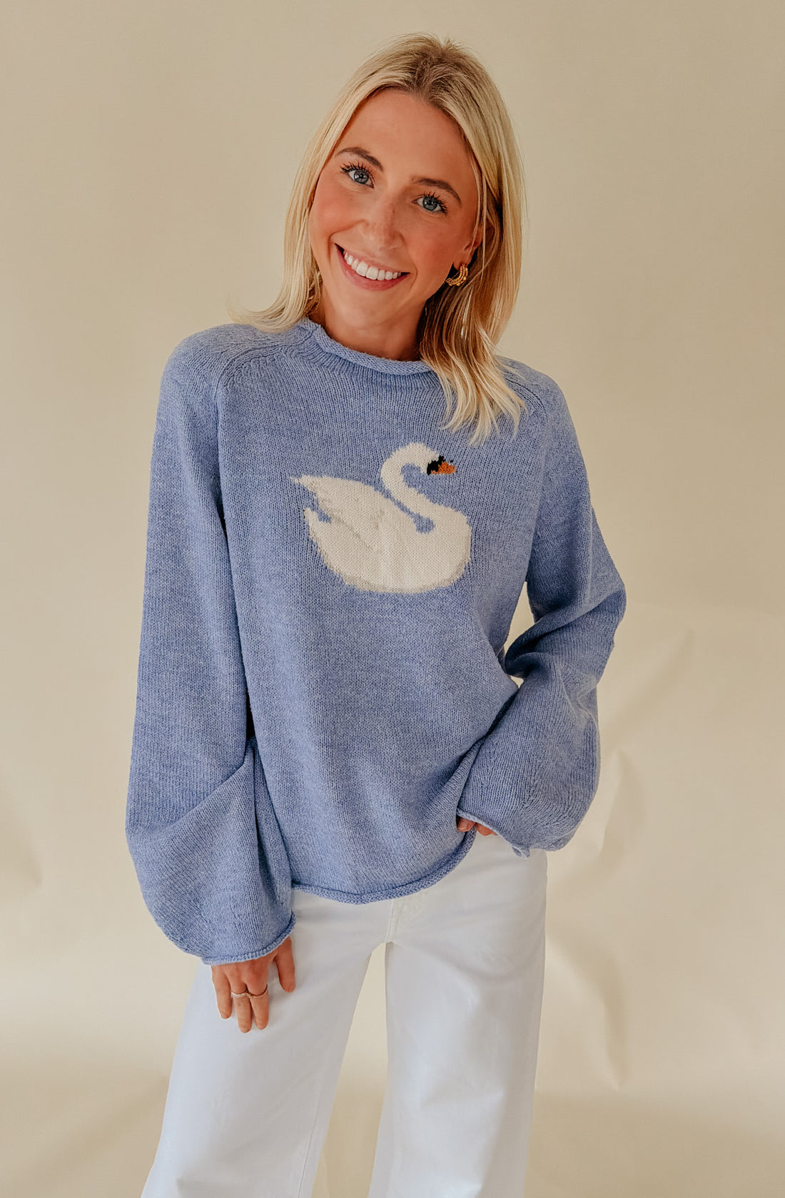 SWAN SONG ROLL NECK SWEATER