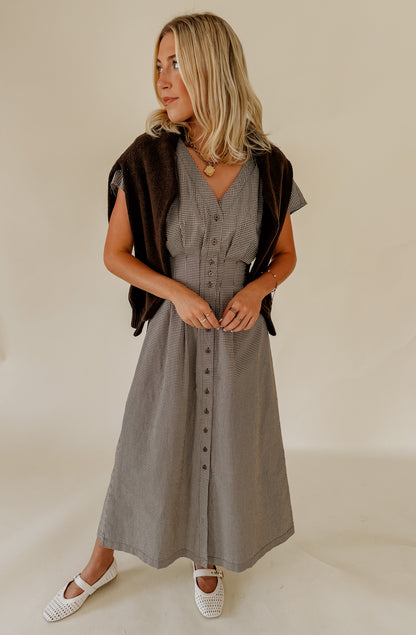 Z SUPPLY SANNA GINGHAM MIDI DRESS