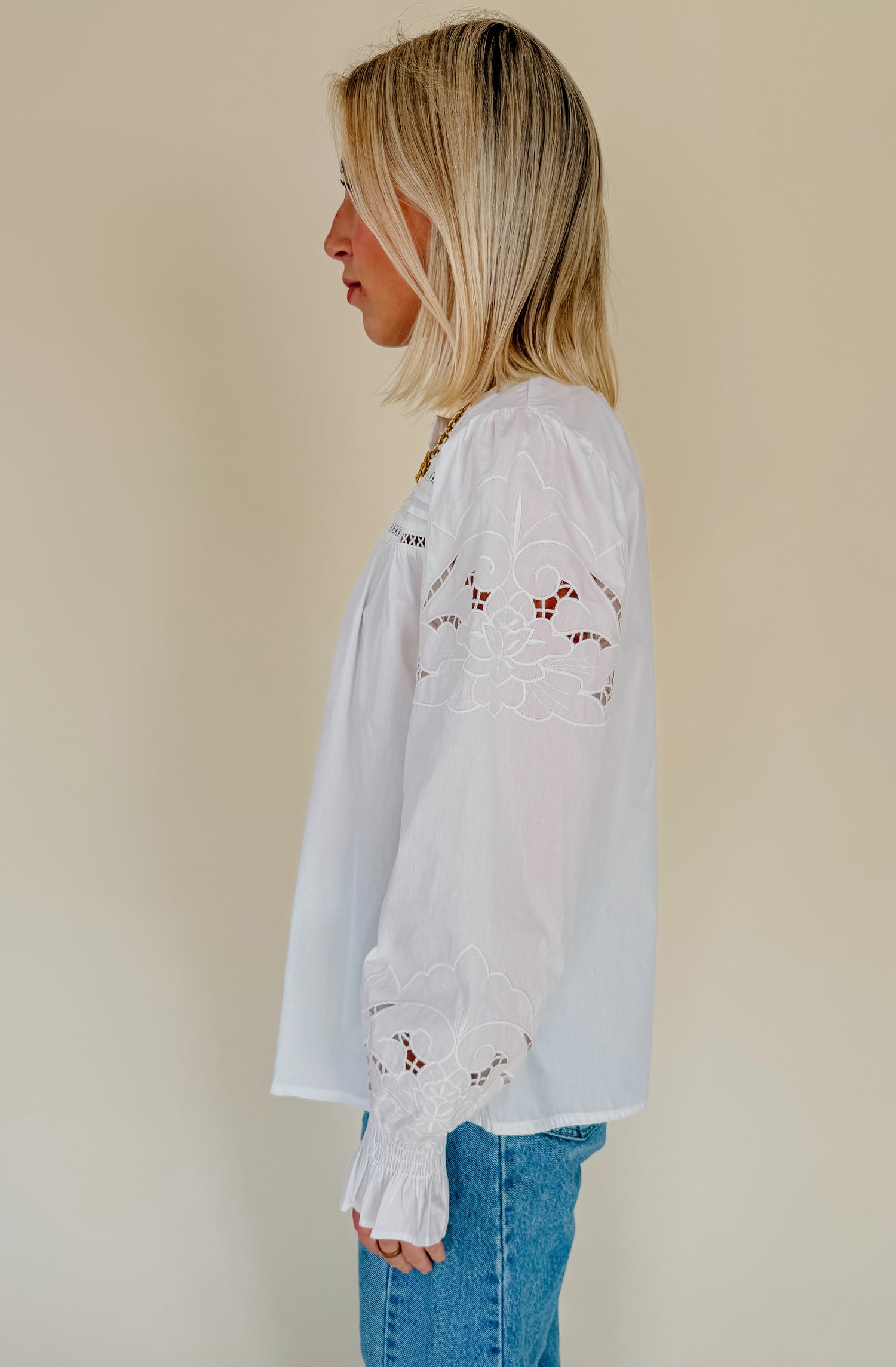 THE TAYLOR POPLIN BLOUSE