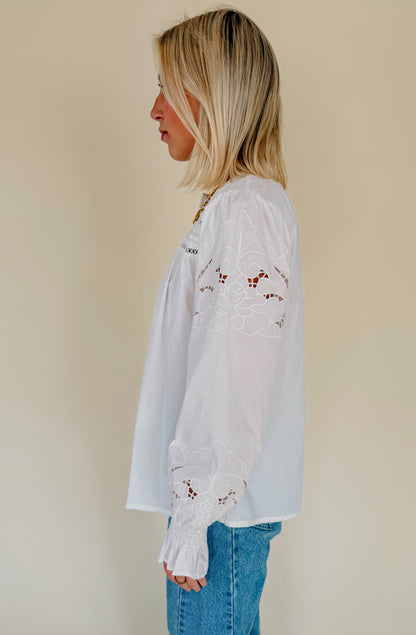 THE TAYLOR POPLIN BLOUSE