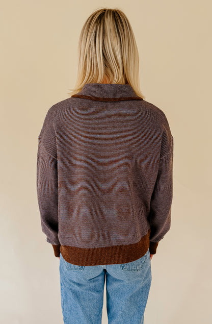 THE WHIT COLLARED HENLEY SWEATER