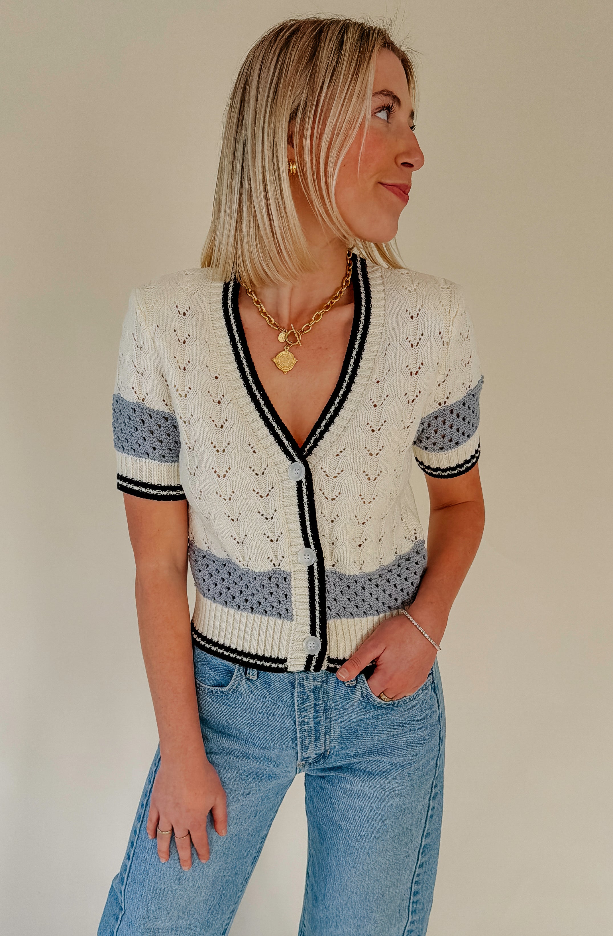 STEVE MADDEN FIONA SWEATER CARDIGAN