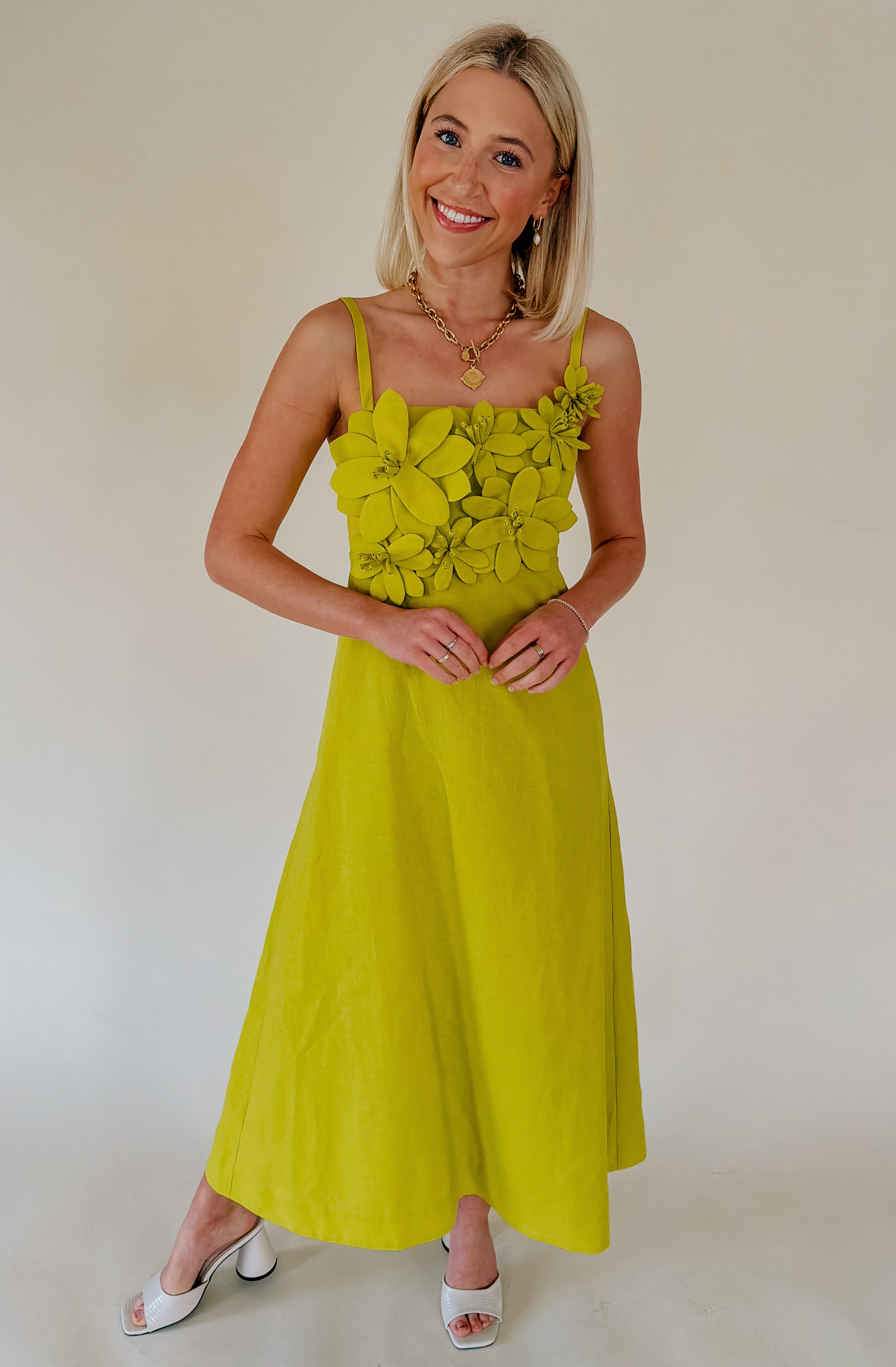 MESTIZA ESPERANZA MIDI DRESS