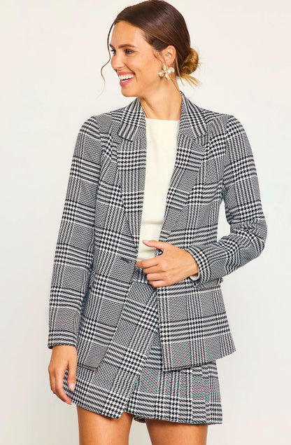 PLAID REPUTATION BLAZER
