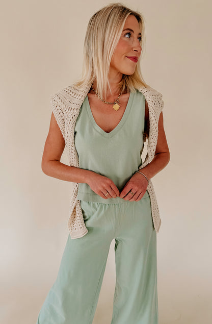 Z SUPPLY UPLAND CROCHET SWEATER