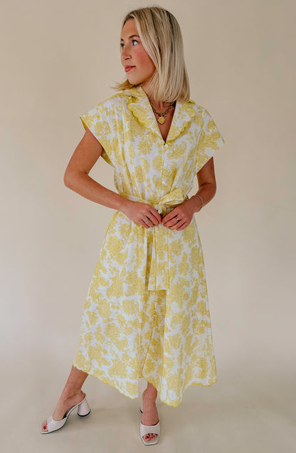 HOLDING OUT HOPE FLORAL MIDI DRESS