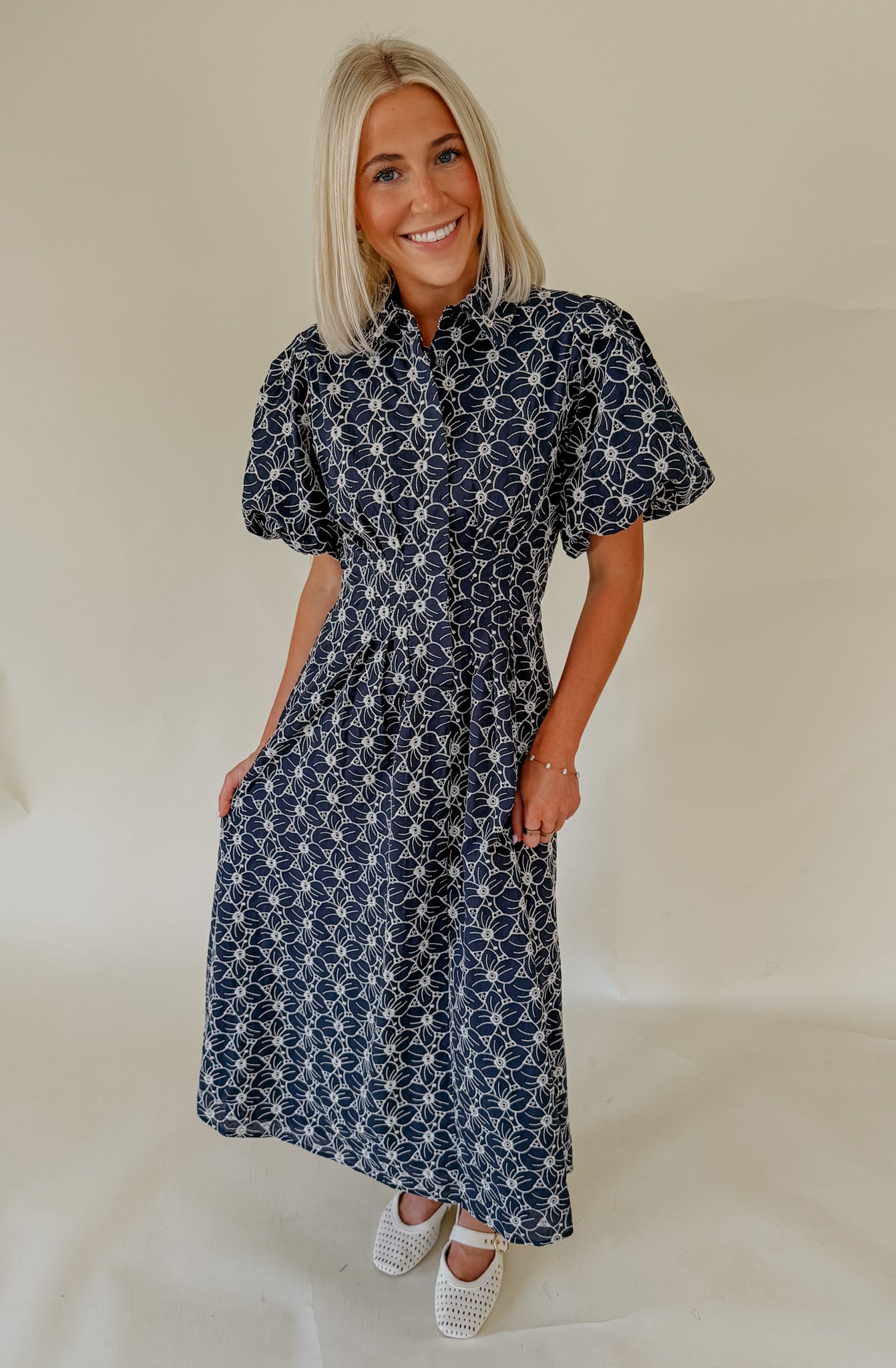 FALL HARVEST EMBROIDERED DRESS