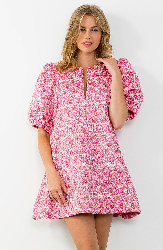 THE WHIT PUFF SLEEVE DRESS