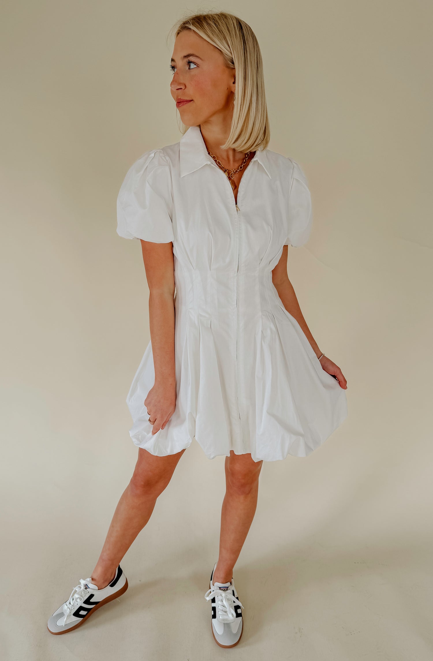 BURST YOUR BUBBLE MINI DRESS