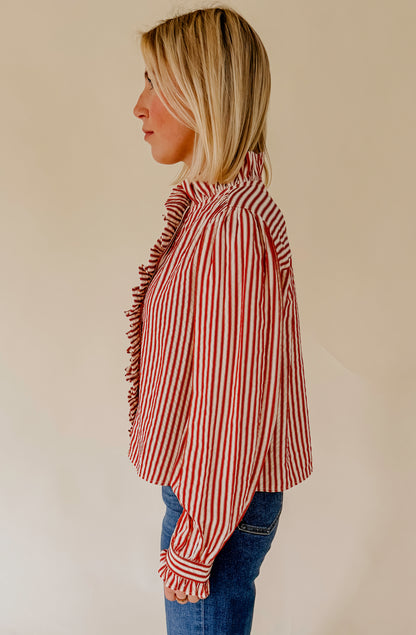 MADE FOR YOU STRIPED BLOUSE