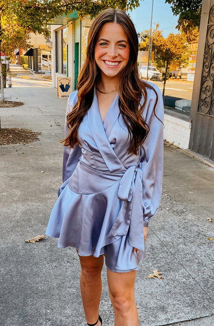 LUCY PARIS ADONIA WRAP DRESS