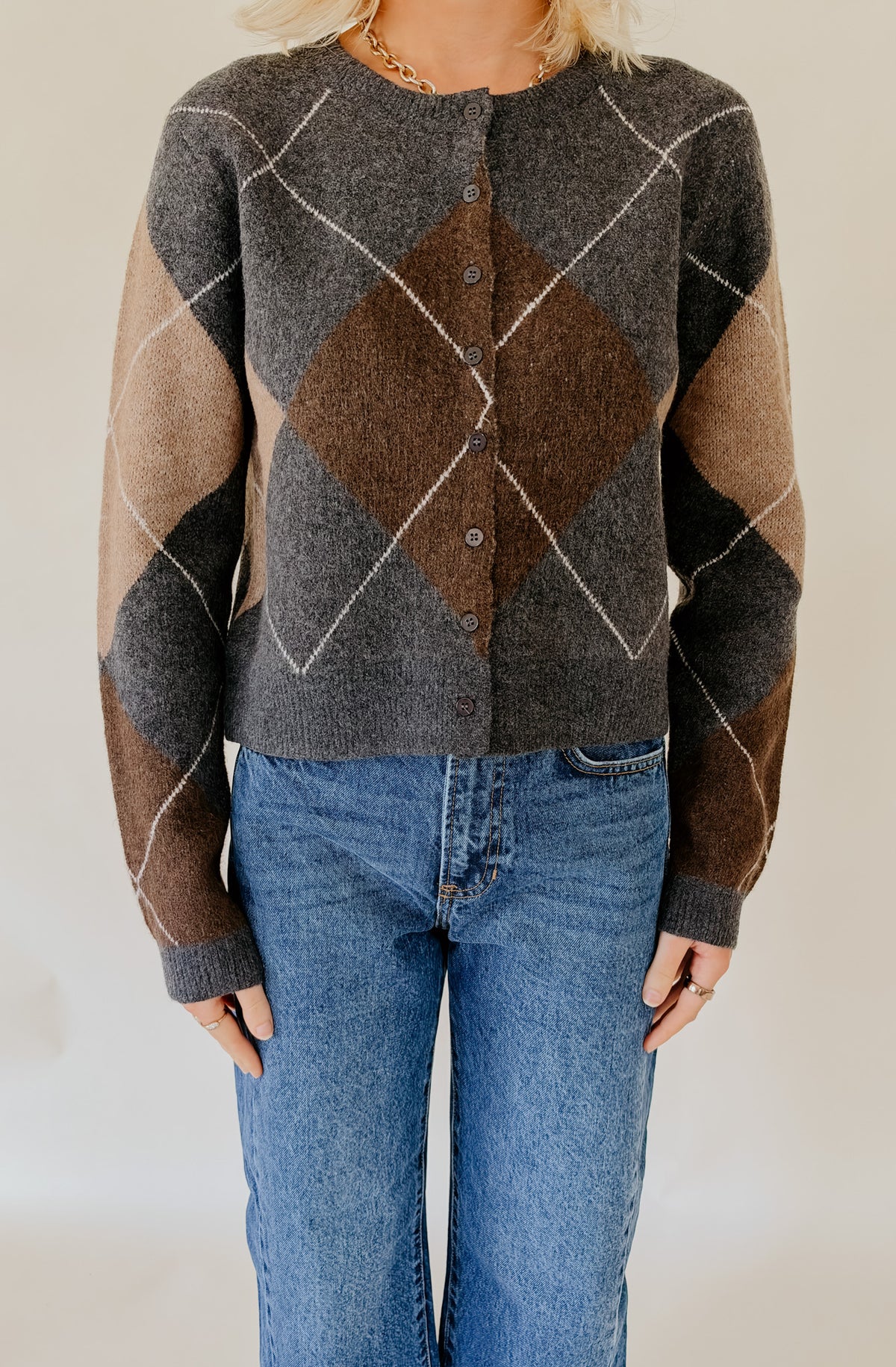 Z SUPPLY MEDINA ARGYLE CARDIGAN