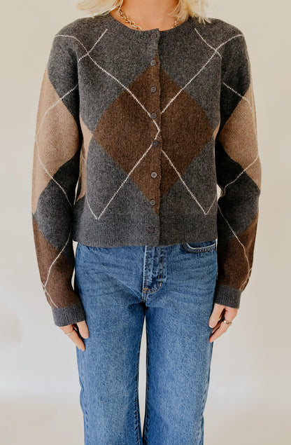 Z SUPPLY MEDINA ARGYLE CARDIGAN