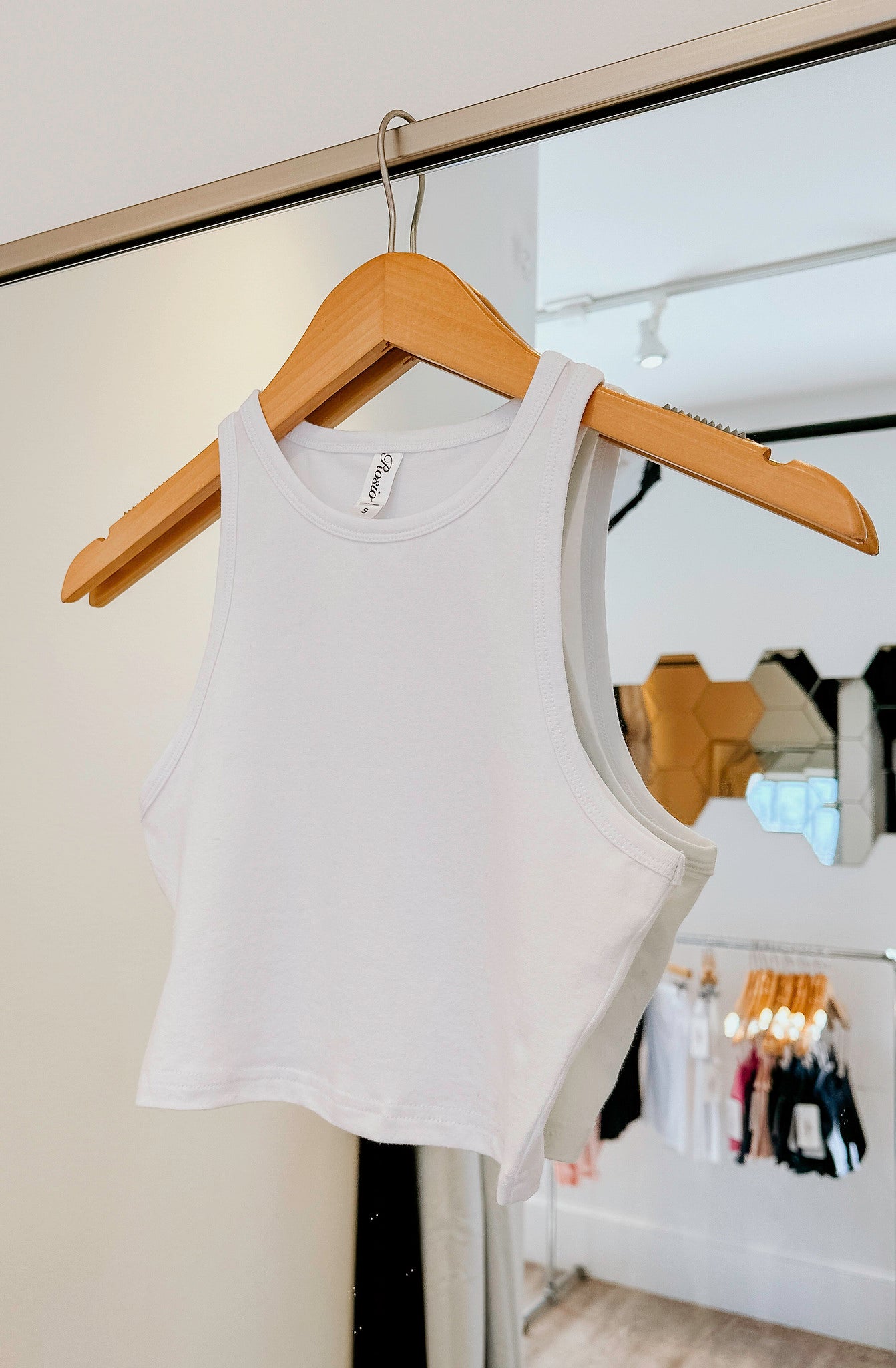 BACK TO THE BASICS CROPPED TANK