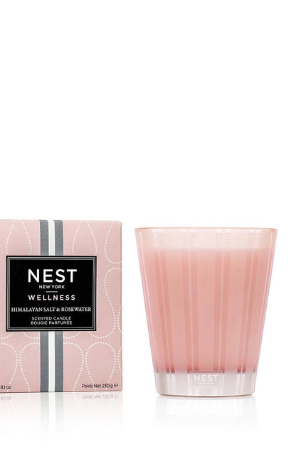 NEST HIMALAYAN SALT &amp; ROSEWATER SINGLE WICK CANDLE