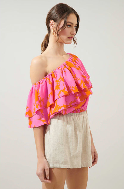 CHARMER ONE SHOULDER TOP