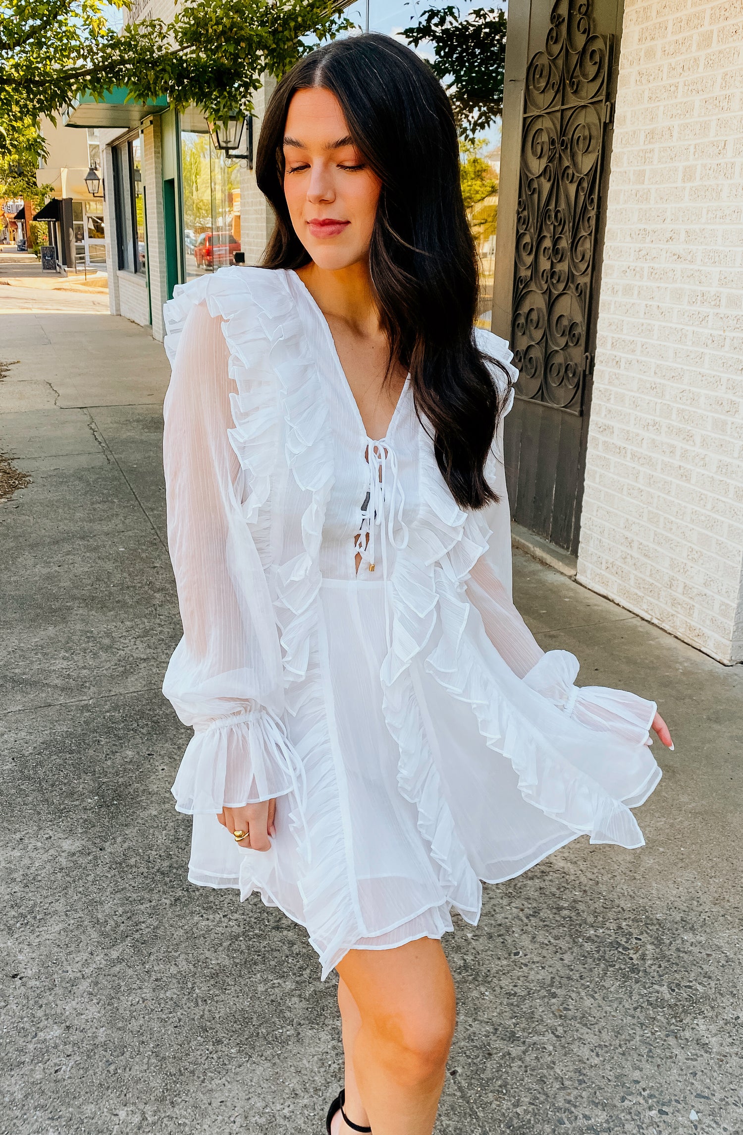 THE REAGAN RUFFLE DRESS