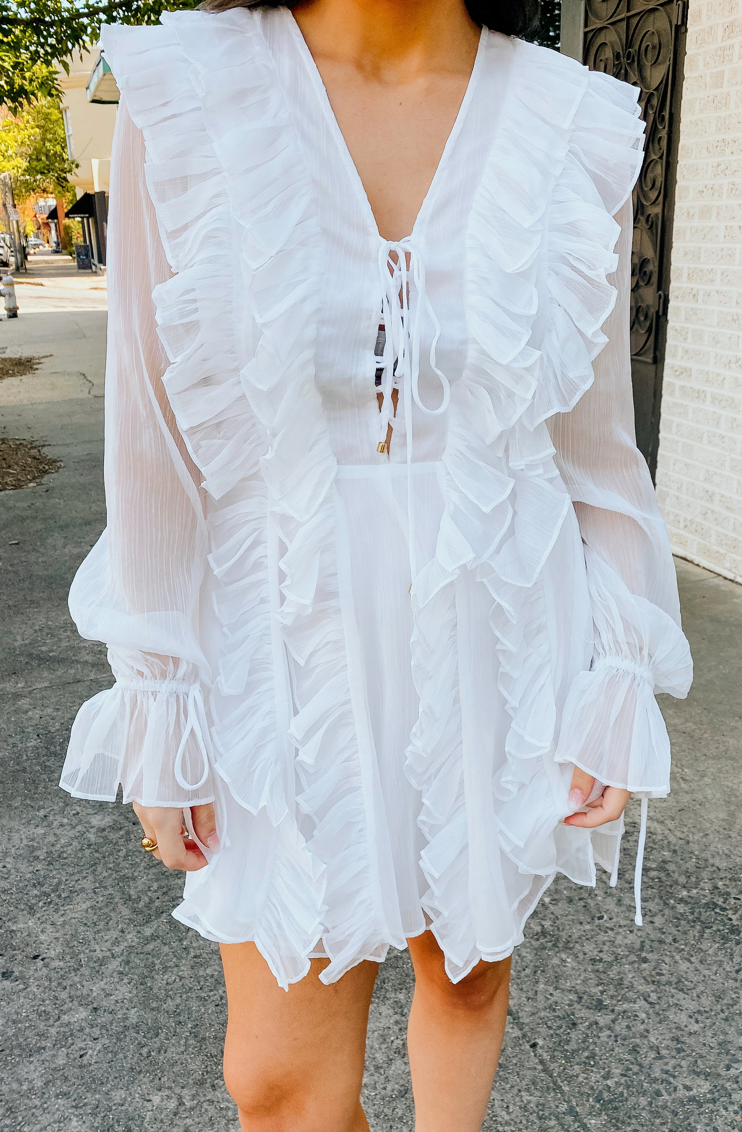THE REAGAN RUFFLE DRESS