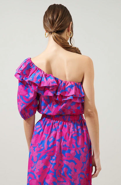 SET AND READY ONE SHOULDER TOP