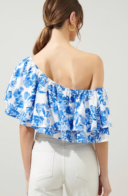 THE ANTOINETTE ONE SHOULDER BLOUSE